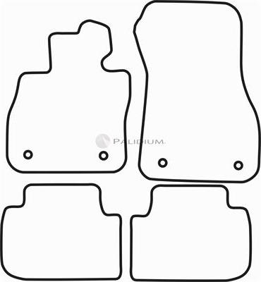 Ashuki PAL18-0125 - Комплект ковриков autosila-amz.com