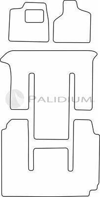 Ashuki PAL18-0174 - Комплект ковриков autosila-amz.com