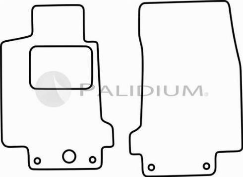 Ashuki PAL18-0859 - Комплект ковриков autosila-amz.com