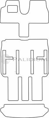 Ashuki PAL18-0810 - Комплект ковриков autosila-amz.com