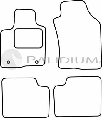 Ashuki PAL18-0821 - Комплект ковриков autosila-amz.com