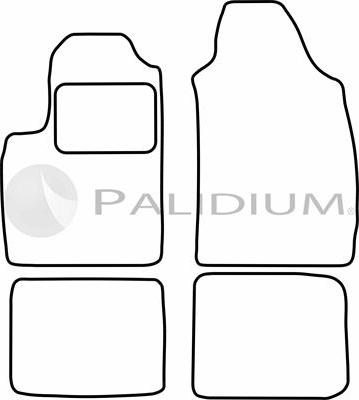 Ashuki PAL18-0389 - Комплект ковриков autosila-amz.com