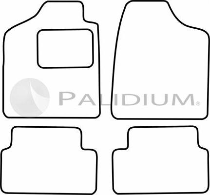 Ashuki PAL18-0387 - Комплект ковриков autosila-amz.com