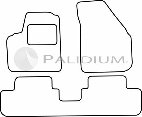 Ashuki PAL18-0291 - Комплект ковриков autosila-amz.com