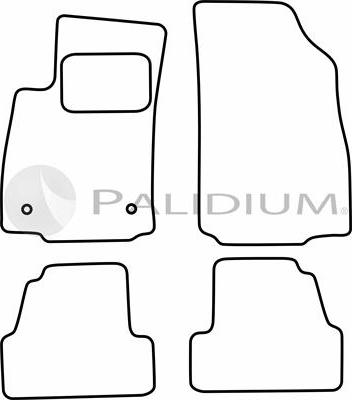 Ashuki PAL18-0292 - Комплект ковриков autosila-amz.com