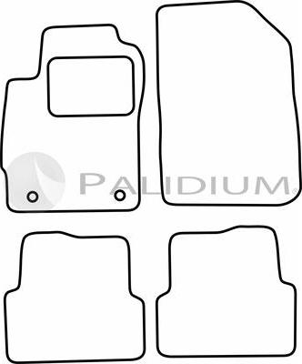 Ashuki PAL18-0266 - Комплект ковриков autosila-amz.com