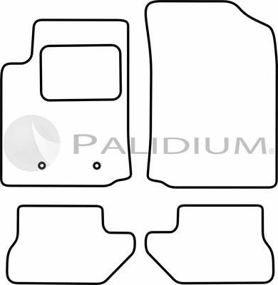 Ashuki PAL18-0201 - Комплект ковриков autosila-amz.com