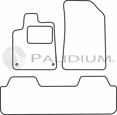 Ashuki PAL18-0211 - Комплект ковриков autosila-amz.com