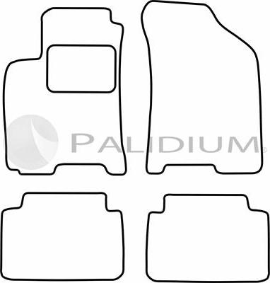 Ashuki PAL18-0285 - Комплект ковриков autosila-amz.com