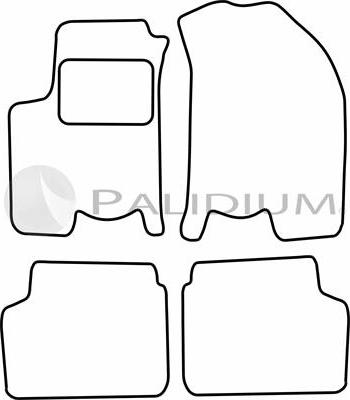 Ashuki PAL18-0275 - Комплект ковриков autosila-amz.com