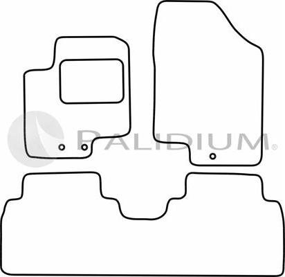 Ashuki PAL18-5791 - Комплект ковриков autosila-amz.com