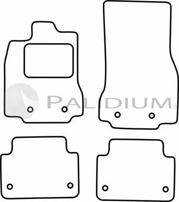 Ashuki PAL18-0714 - Комплект ковриков autosila-amz.com