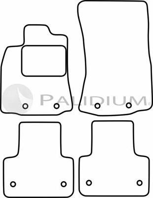 Ashuki PAL18-0718 - Комплект ковриков autosila-amz.com