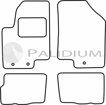 Ashuki PAL18-0783 - Комплект ковриков autosila-amz.com