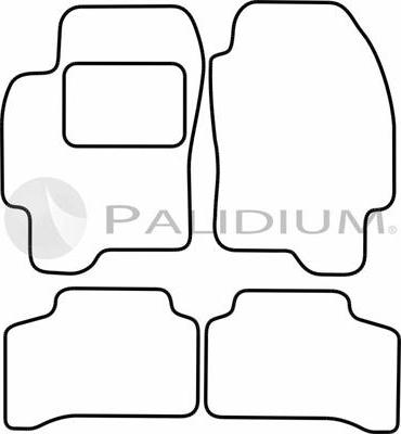 Ashuki PAL18-5722 - Комплект ковриков autosila-amz.com