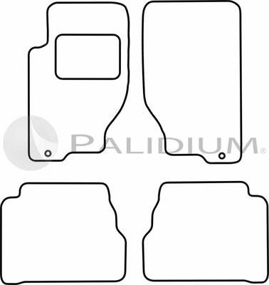 Ashuki PAL18-0777 - Комплект ковриков autosila-amz.com