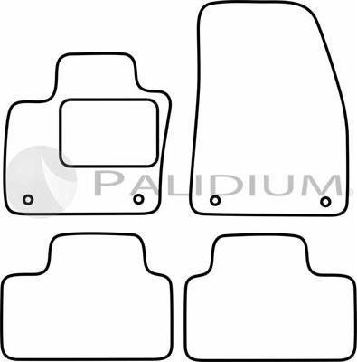 Ashuki PAL18-1904 - Комплект ковриков autosila-amz.com