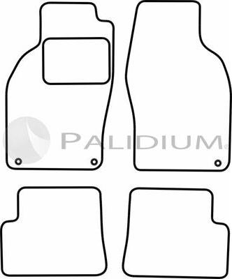 Ashuki PAL18-1495 - Комплект ковриков autosila-amz.com