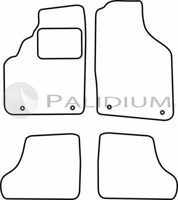 Ashuki PAL18-1492 - Комплект ковриков autosila-amz.com