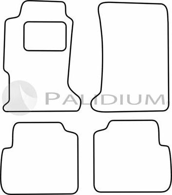 Ashuki PAL18-1479 - Комплект ковриков autosila-amz.com