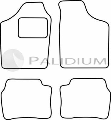 Ashuki PAL18-1471 - Комплект ковриков autosila-amz.com