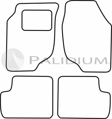 Ashuki PAL18-1473 - Комплект ковриков autosila-amz.com