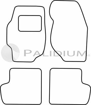 Ashuki PAL18-1472 - Комплект ковриков autosila-amz.com