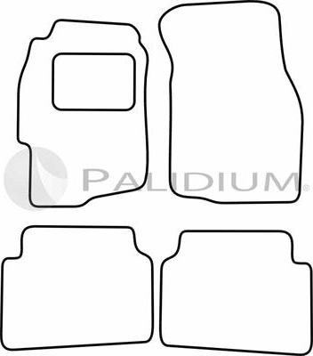 Ashuki PAL18-1477 - Комплект ковриков autosila-amz.com