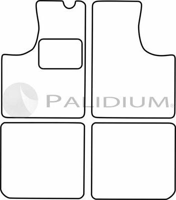 Ashuki PAL18-1549 - Комплект ковриков autosila-amz.com