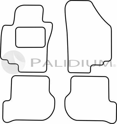 Ashuki PAL18-1544 - Комплект ковриков autosila-amz.com