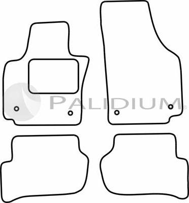 Ashuki PAL18-1545 - Комплект ковриков autosila-amz.com