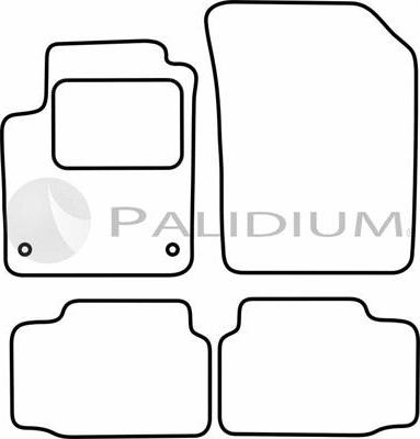 Ashuki PAL18-1540 - Комплект ковриков autosila-amz.com