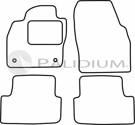 Ashuki PAL18-1530 - Комплект ковриков autosila-amz.com