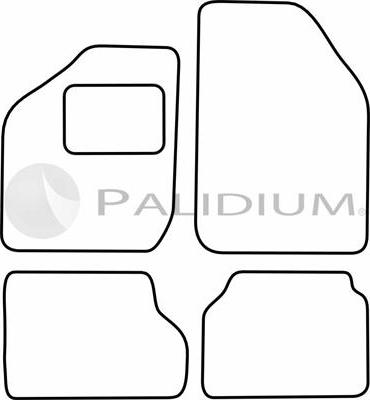 Ashuki PAL18-1538 - Комплект ковриков autosila-amz.com