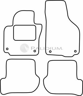 Ashuki PAL18-1577 - Комплект ковриков autosila-amz.com