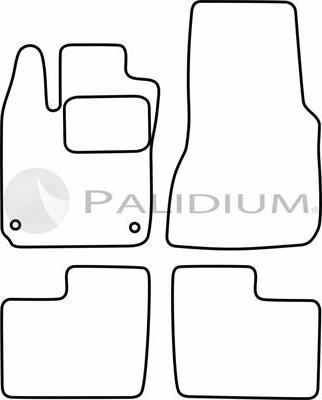 Ashuki PAL18-1658 - Комплект ковриков autosila-amz.com