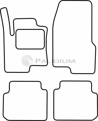 Ashuki PAL18-1657 - Комплект ковриков autosila-amz.com