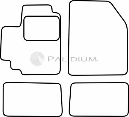 Ashuki PAL18-1614 - Комплект ковриков autosila-amz.com