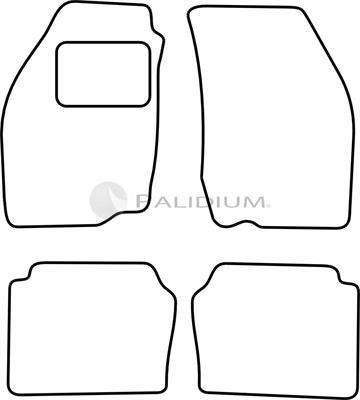 Ashuki PAL18-1616 - Комплект ковриков autosila-amz.com