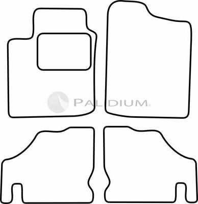 Ashuki PAL18-1622 - Комплект ковриков autosila-amz.com