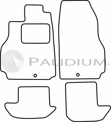 Ashuki PAL18-1098 - Комплект ковриков autosila-amz.com