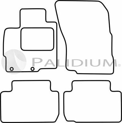 Ashuki PAL18-1034 - Комплект ковриков autosila-amz.com