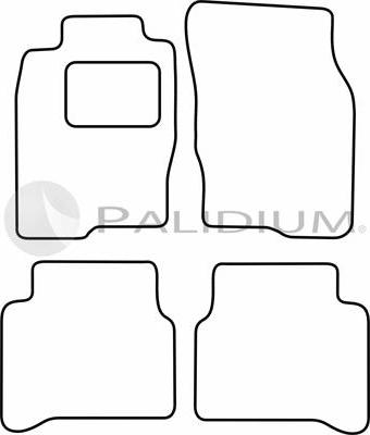 Ashuki PAL18-1038 - Комплект ковриков autosila-amz.com