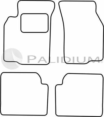 Ashuki PAL18-1026 - Комплект ковриков autosila-amz.com