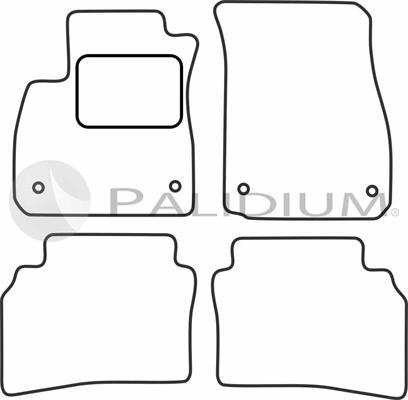 Ashuki PAL18-1199 - Комплект ковриков autosila-amz.com