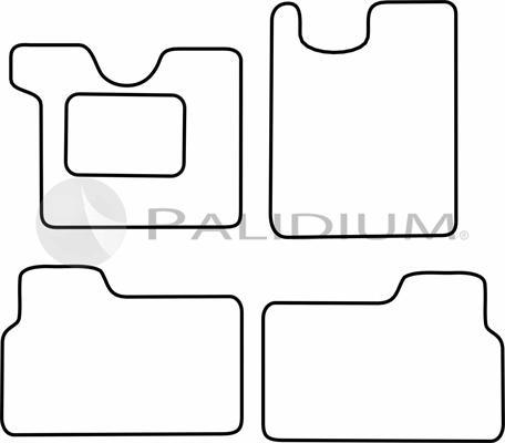 Ashuki PAL18-1156 - Комплект ковриков autosila-amz.com