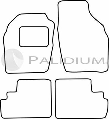 Ashuki PAL18-1166 - Комплект ковриков autosila-amz.com