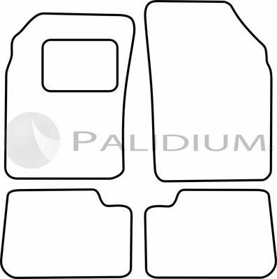 Ashuki PAL18-1109 - Комплект ковриков autosila-amz.com