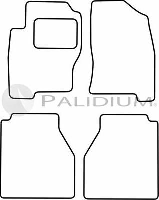 Ashuki PAL18-1119 - Комплект ковриков autosila-amz.com