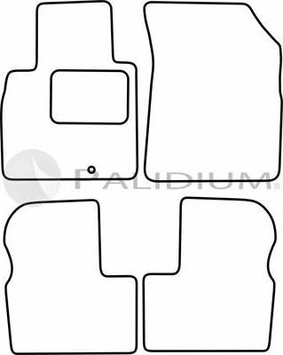 Ashuki PAL18-1114 - Комплект ковриков autosila-amz.com